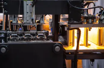 Industrial machinery utilizing high-performance piston seal rings for thermal and mechanical stability