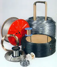 Industrial-grade wire materials used in custom piston ring manufacturing and reinforcement applications